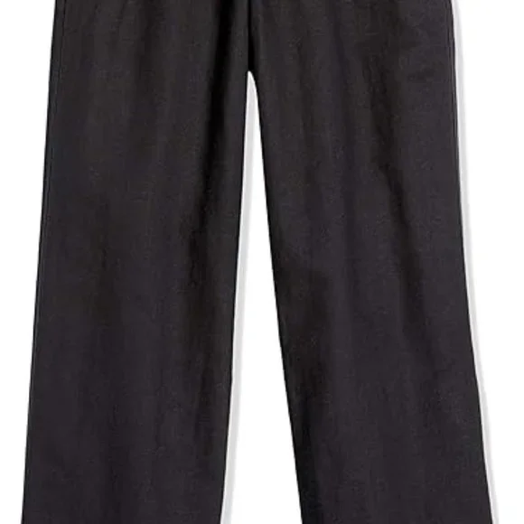 Black Linen Pants Size Small - Picture 2 of 6